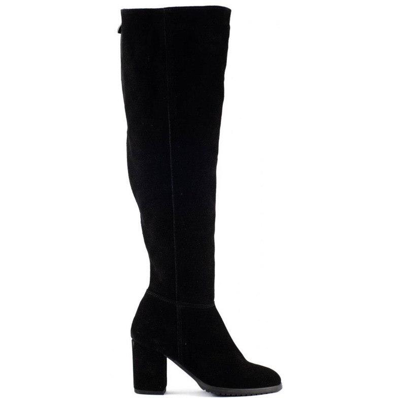 Saway Stivali da donna sul 63-W post nero