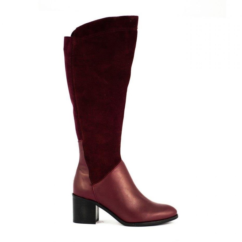 Dolce Pietro Stivali invernali da donna 2051 bordeaux rosso multicolore