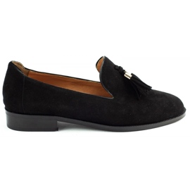 Lizard Mocassini neri 04642 da donna nero