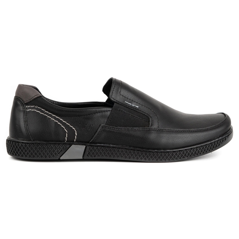 KOMODO Mocassini neri da uomo 912 nero