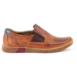 KOMODO Mocassini uomo 912 rosso multicolore