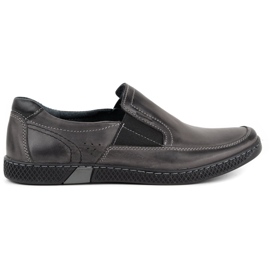 KOMODO Mocassini grigi da uomo 912 grigio