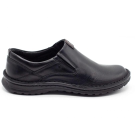 Joker Mocassini uomo in pelle neri 382 nero