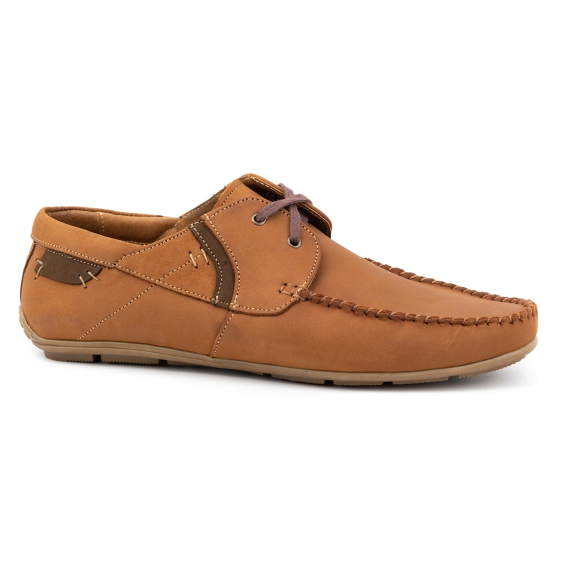 Olivier Mocassini uomo in pelle 297 marrone