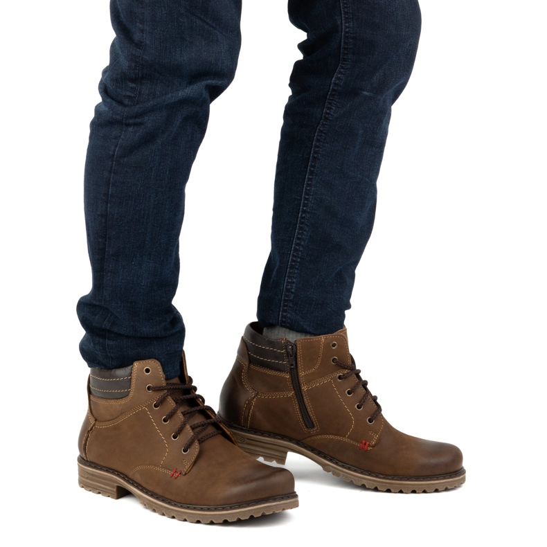ABIS Calde scarpe da uomo 197 marroni marrone