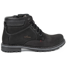 ABIS Calde scarpe da uomo 197 in nabuk nero