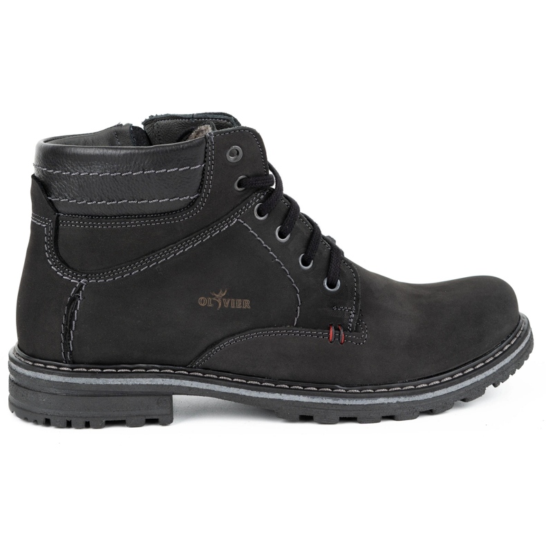 ABIS Calde scarpe da uomo 197 in nabuk nero