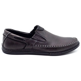 Polbut Scarpe da uomo mocassini 09 grigio