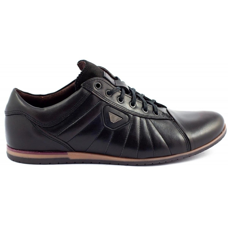 Lemar Scarpe da uomo in pelle 1615 nere nero