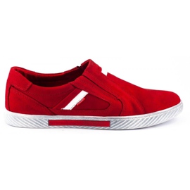 Polbut Scarpe slip-on da uomo JO21 rosse rosso