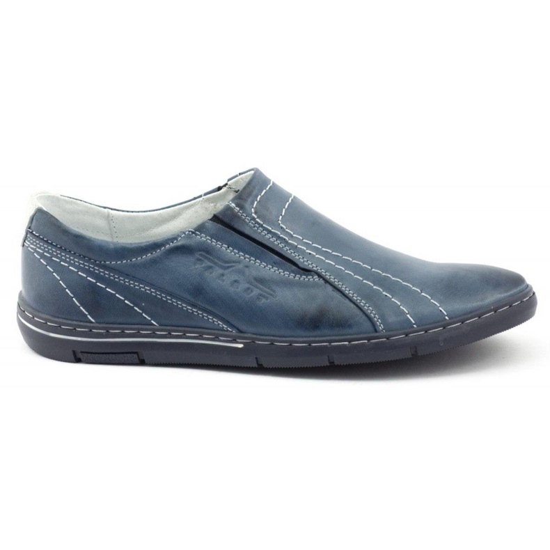 Polbut Scarpe slip-on da uomo K5 blu navy