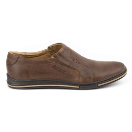 Polbut Scarpe da uomo in pelle 334 marrone