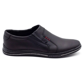 Polbut Scarpe da uomo in pelle 334 nere nero