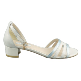 Lizard Sandali sul palo 04643 blu perla