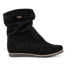 Olivier Stivali in pelle Emi Black nero