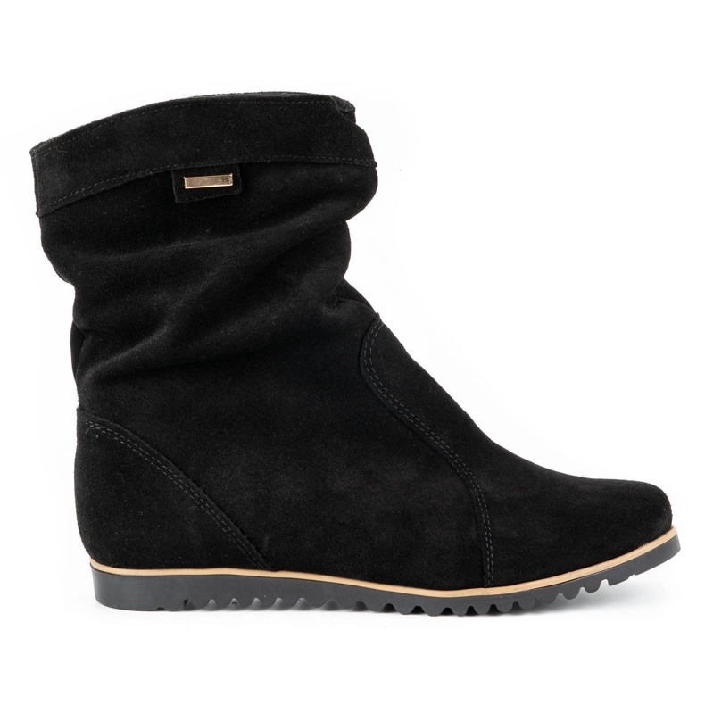 Olivier Stivali in pelle Emi Black nero