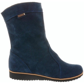 Olivier Stivali Pelle Emi Warm Blu
