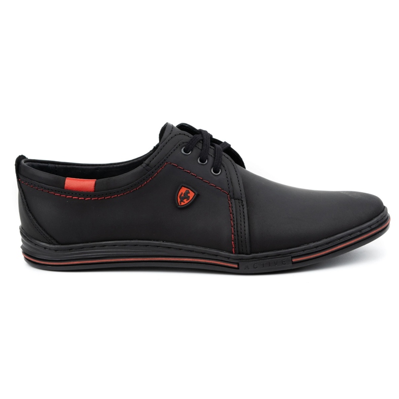 Polbut Scarpe in pelle da uomo 343 nere nero