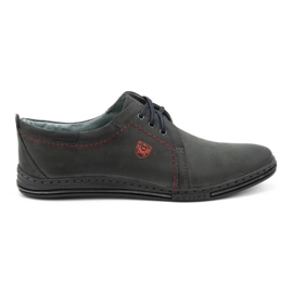 Polbut Scarpe in pelle per uomo 343 grigio