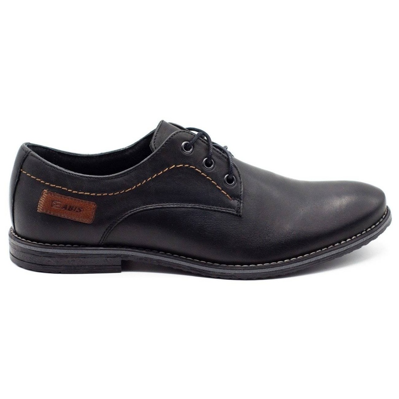 ABIS Scarpe da uomo in pelle 4149 grana nera nero