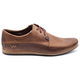 Polbut Scarpe da uomo in pelle C22 marrone