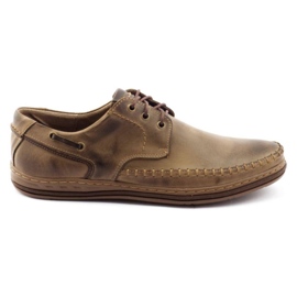 Polbut Scarpe da uomo in pelle J44PŁ marrone