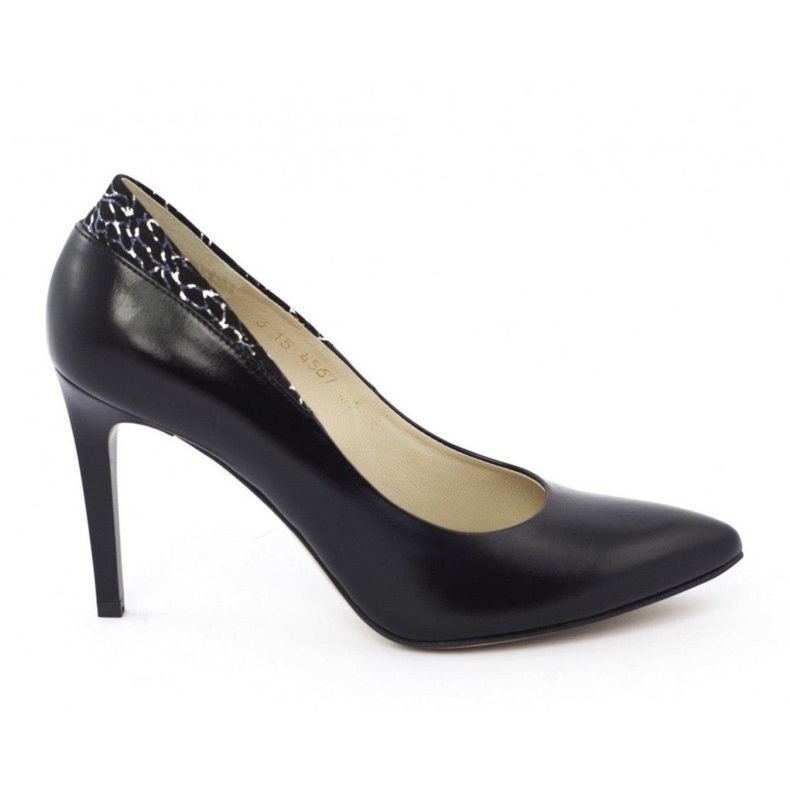 Anis 4567 tacco alto nero