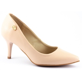 Saway 2169 cappuccino tacchi alti beige