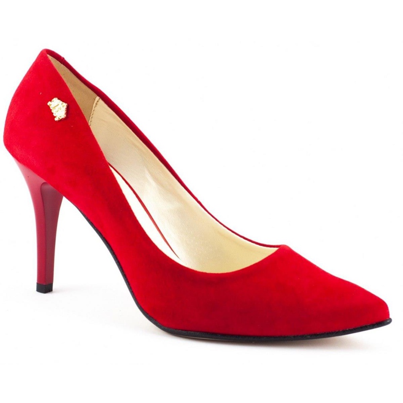 Saway Tacchi a spillo da donna 2333 in camoscio rosso
