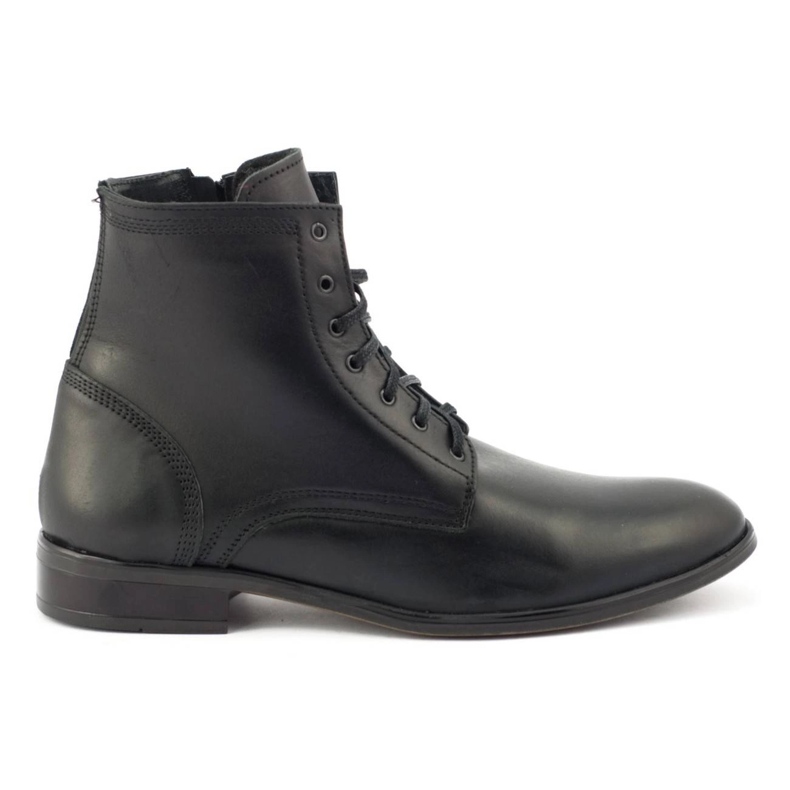 KENT Stivaletti Chelsea da uomo in pelle 287 Saint Black nero