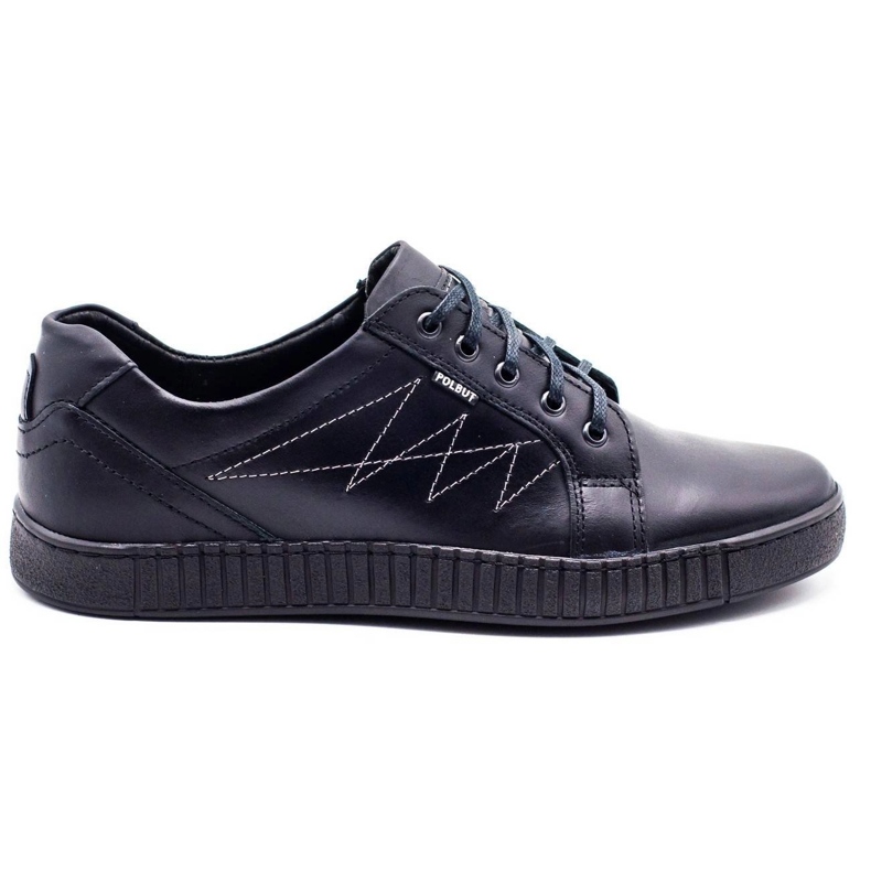 Polbut Scarpe casual da uomo J66 nere con argento nero d'argento multicolore