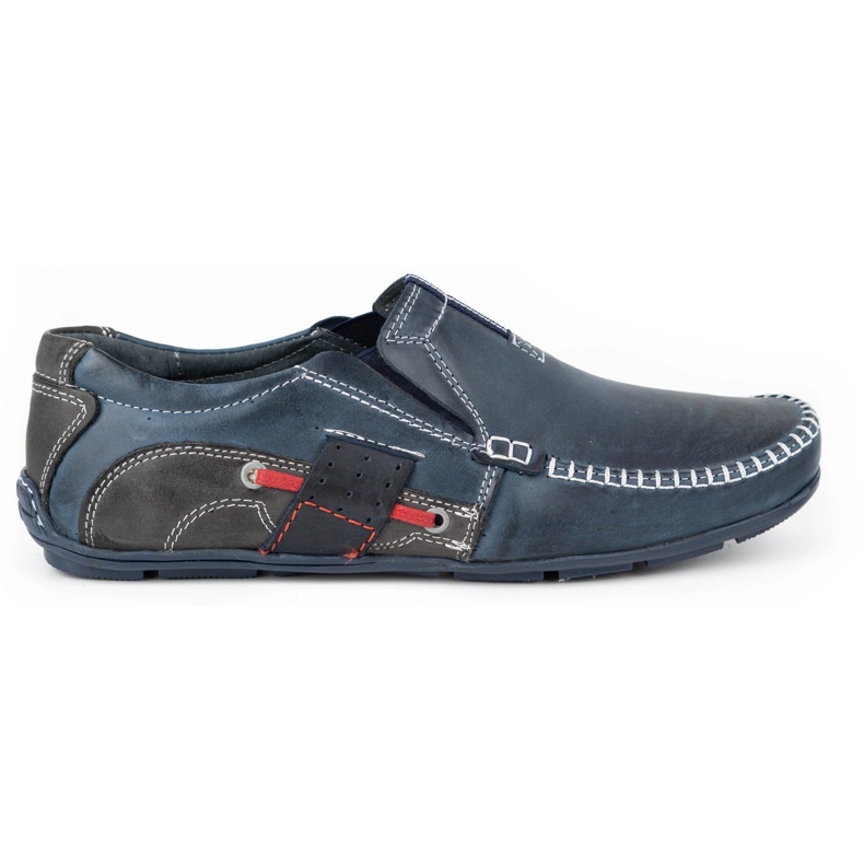 Olivier Mocassini da uomo 834 blu navy