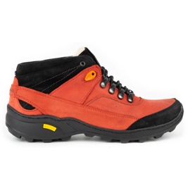 Olivier 139GT scarpe invernali da uomo rosse rosso