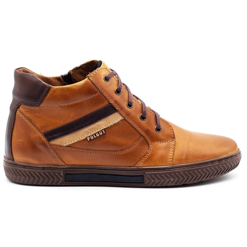Polbut Scarpe invernali da uomo J47F rosse arancia
