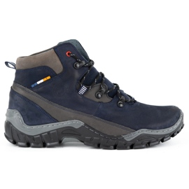 Olivier Scarpe invernali da uomo 134GT blu navy
