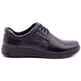 Joker Scarpe da uomo in pelle nere 506 nero