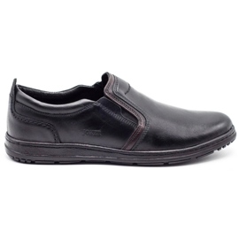 Joker Mocassini uomo in pelle neri 535 nero