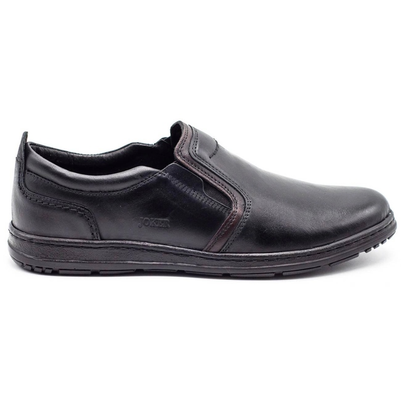 Joker Mocassini uomo in pelle neri 535 nero