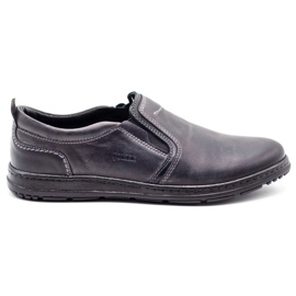 Joker Mocassini uomo in pelle grigi 535 grigio