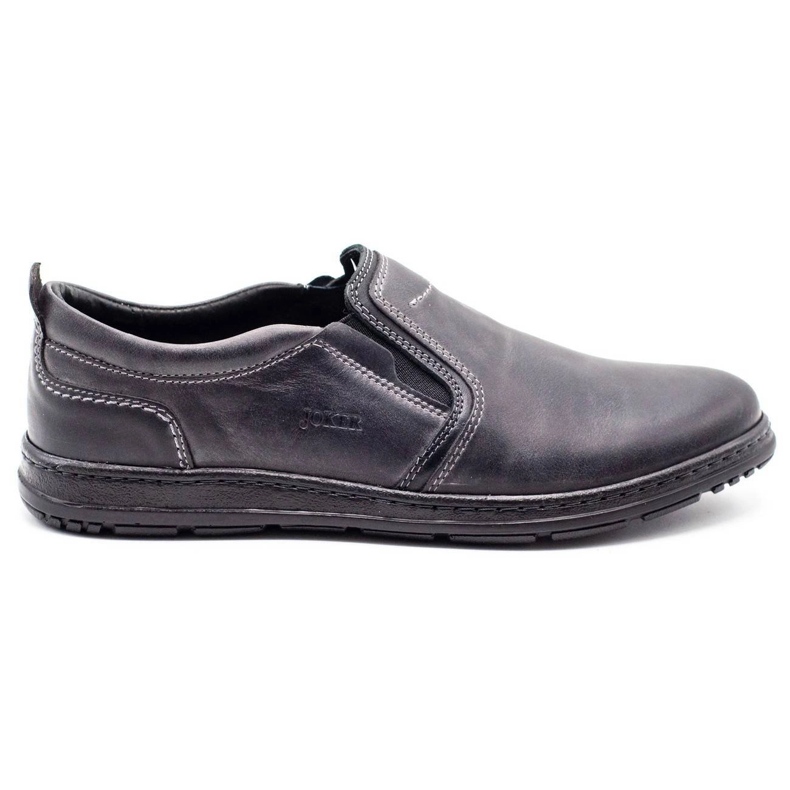 Joker Mocassini uomo in pelle grigi 535 grigio