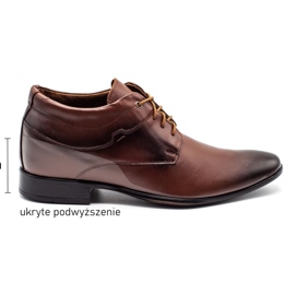 Lukas Scarpe da uomo che aumentano 300LU marrone