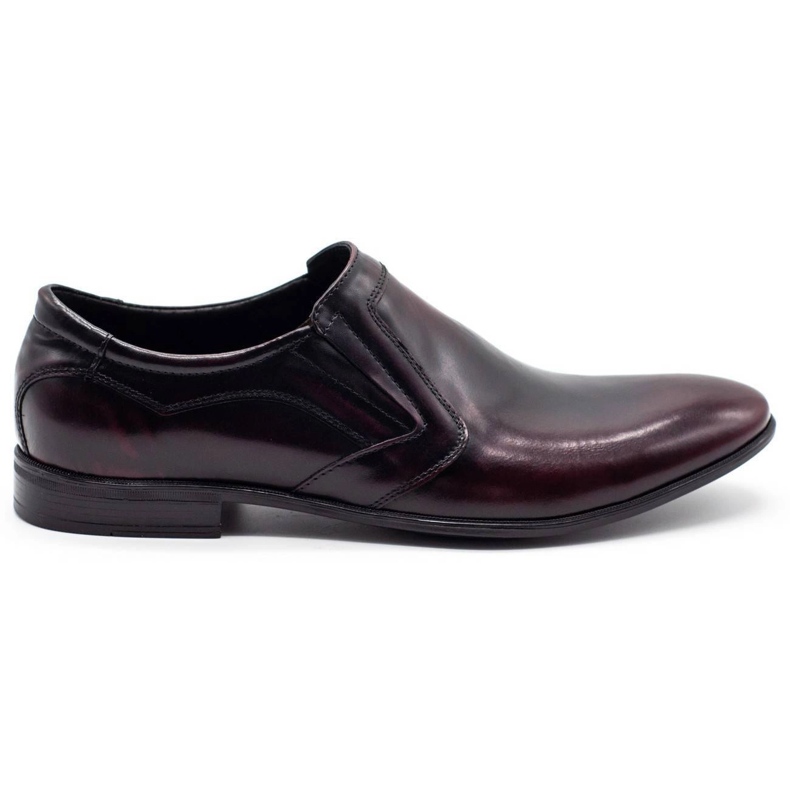 Lukas Slip-on da uomo formali 284 cherry rosso