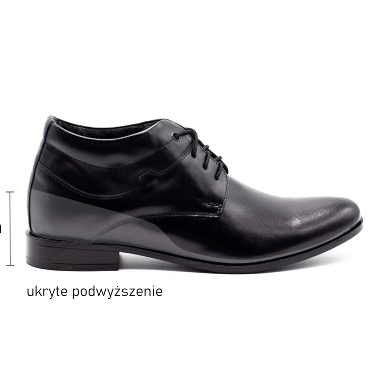 Lukas Scarpe da uomo nere che aumentano 300LU nero