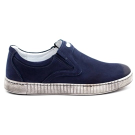 Joker Slip scarpe uomo 387V blu navy
