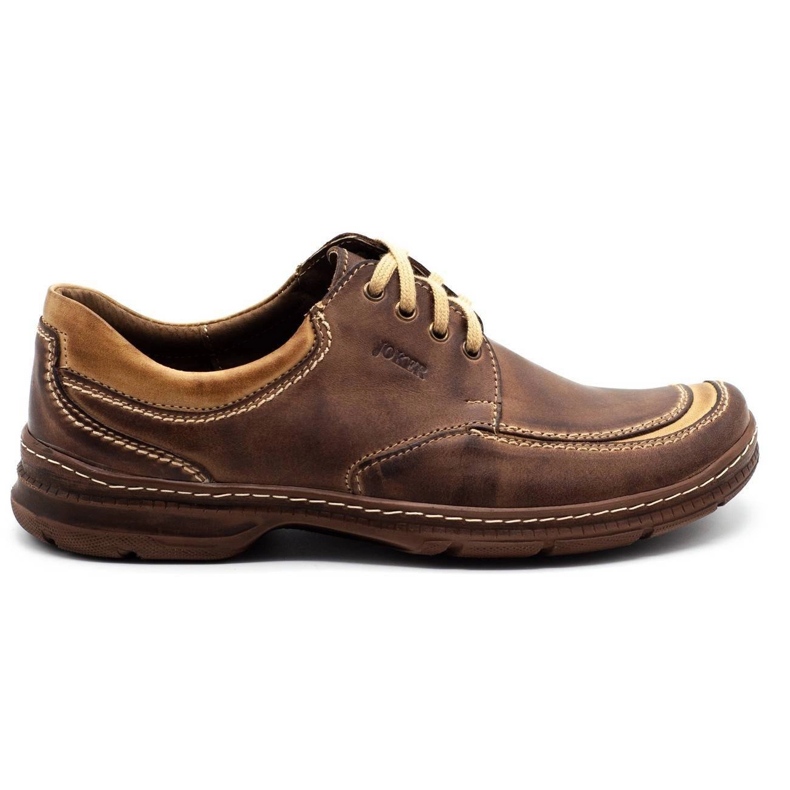 Joker Scarpe da uomo in pelle 936 marrone