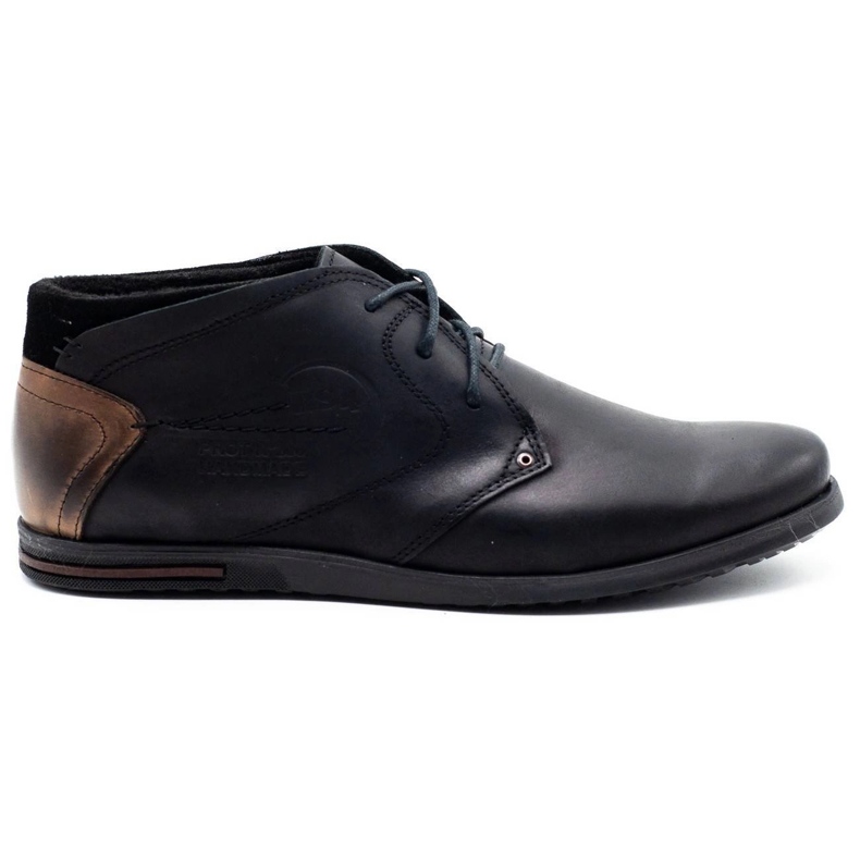 Polbut Scarpe termiche da uomo nere C37F nero
