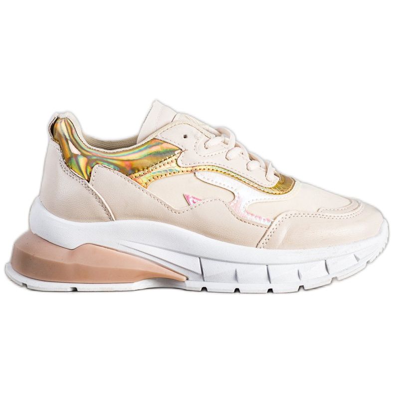 Sweet Shoes Scarpe da ginnastica beige alla moda