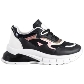 Sweet Shoes Scarpe da ginnastica nere alla moda nero