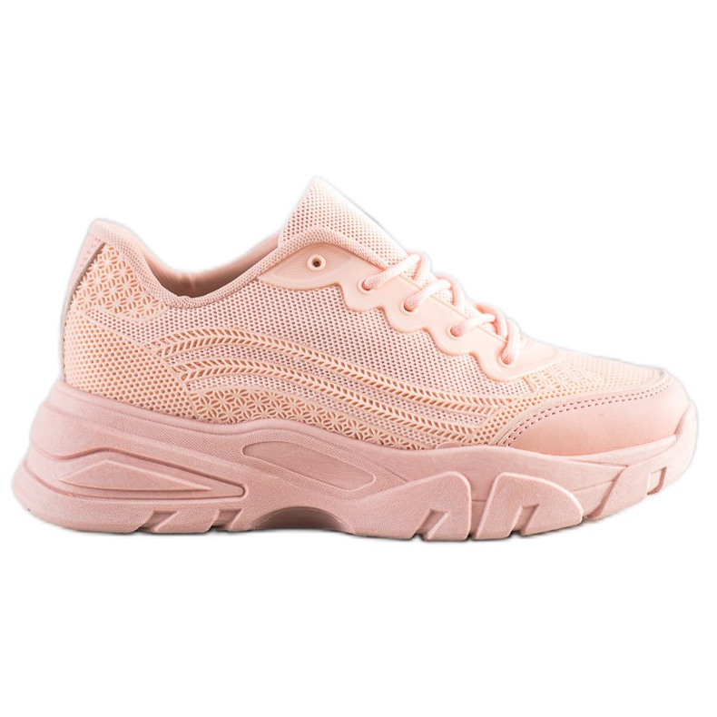SHELOVET Scarpe da ginnastica in polvere rosa