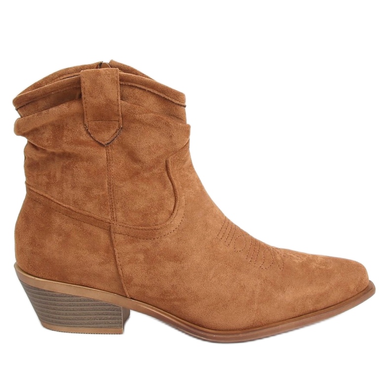 Stivali texani da donna cammello 99-65 Camel marrone
